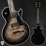 Gibson Custom Shop Dealer Select Les Paul Custom 5A Quilt Tree Of Life Cobra Burst Electric Guitar