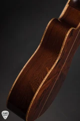 Bourgeois OMS12C DB Signature Deluxe Acoustic Guitar with Dark Forest Ancient Cypress and Figured Madagascar Rosewood