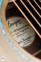 Bourgeois OMS12C DB Signature Deluxe Acoustic Guitar with Dark Forest Ancient Cypress and Figured Madagascar Rosewood