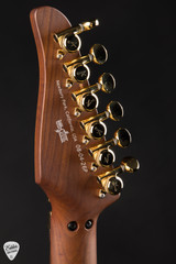 Tom Anderson Angel Player Hollow White with Gold Dog Hair Electric Guitar