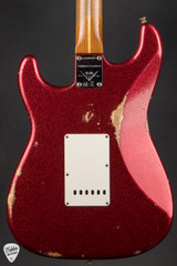 Fender Custom Shop 50's Dualmag II Stratocaster Red Sparkle Electric Guitar