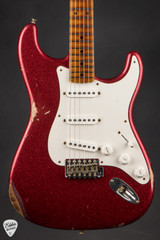 Fender Custom Shop 50's Dualmag II Stratocaster Red Sparkle Electric Guitar