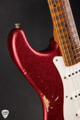 Fender Custom Shop 50's Dualmag II Stratocaster Red Sparkle Electric Guitar