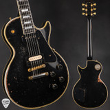 Gibson Custom Shop Limited Edition 1954 Les Paul Custom Reissue Heavy Aged Ebony Electric Guitar