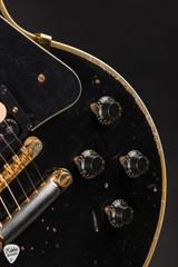 Gibson Custom Shop Limited Edition 1954 Les Paul Custom Reissue Heavy Aged Ebony Electric Guitar