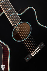 Bourgeois The Artist Small Jumbo Carved Back Acoustic Guitar with Aged Tone Adirondack Spruce and Aged Tone Curly Maple