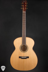 Circle Strings Baritone Acoustic Guitar with Old Growth Sitka Spruce and Quilted Tochi