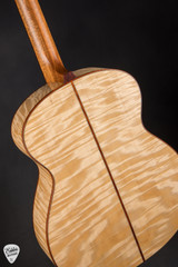 Circle Strings Baritone Acoustic Guitar with Old Growth Sitka Spruce and Quilted Tochi