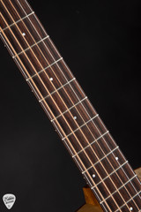 Circle Strings Baritone Acoustic Guitar with Old Growth Sitka Spruce and Quilted Tochi
