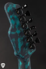 James Tyler Studio Elite Satin Black with Black Shmear with Turquoise Tint Electric Guitar