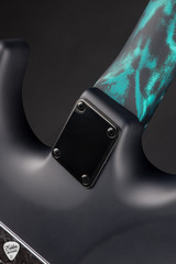James Tyler Studio Elite Satin Black with Black Shmear with Turquoise Tint Electric Guitar