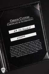 Certificate of Authenticity for Gibson Custom Limited Edition 1964 SG Standard Reissue Korina VOS Antique Natural Electric Guitar