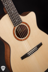 Goodall Crossover Cutaway Nylon Acoustic Guitar with German Spruce and Palo Escrito