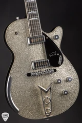 2020 Gretsch Custom Shop Masterbuilt Stephen Stern G6134 Penguin Relic Silver Sparkle Electric Guitar