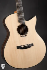 J Rieck OM Acoustic Guitar with Lutz Spruce and Claro Walnut