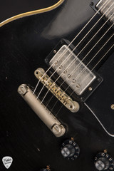 Gibson Custom Shop Limited Edition 1968 Les Paul Custom Reissue Light Aged Ebony Top Electric Guitar