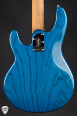 Ernie Ball Music Man Short Scale StingRay Trans Blue Electric Bass