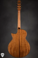 Michel Pellerin Small Jumbo CW Acoustic Guitar with Lutz Spruce and Flamed Sapele
