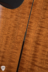 Michel Pellerin Small Jumbo CW Acoustic Guitar with Lutz Spruce and Flamed Sapele