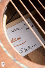 2023 Lowden F50 Acoustic Guitar with Master Grade Koa
