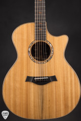 Taylor Custom 21 C14ce B6021 Grand Auditorium Dark Forest Sinker Cypress and Indian Rosewood Acoustic Guitar