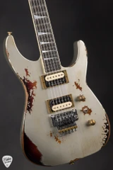 Jackson Custom Shop SL2H Soloist Inca Silver over Sunburst Tour Relic Electric Guitar