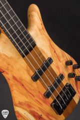 Spector NS 2 4 String Neck Thru Fretless Box Elder and Swamp Ash Electric Bass