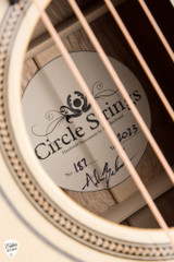 2024 Circle Strings Dreadnought Acoustic Guitar with German Spruce and Koa