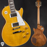Gibson Custom Shop Les Paul Standard Gloss Translucent Amber Electric Guitar