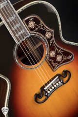 Gibson Custom Shop SJ 200 Monarch Rosewood Tri Burst Acoustic Guitar