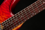 2023 - Ernie Ball Music Man Luke 3 HH Maple Top - Cherry Burst Quilt
