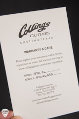 Warranty and Care Collings 470 JL Antiqued Black Top Electric Guitar