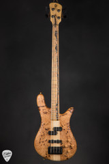 Spector NS 2 4 String Neck Thru Maple Burl and Swamp Ash Electric Bass