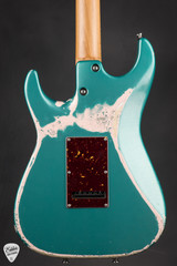 Tom Anderson The Classic Sherwood Green over Shell Pink Electric Guitar