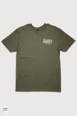Front Tee-Shirt Military Green with Pocket Logo