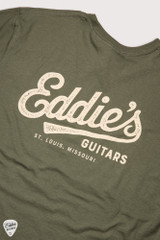 Back Tee-Shirt Military Green with Logo
