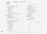 Suhr Spec Sheet