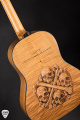 Blind Guitars B24L Catacombes de Paris Acoustic Guitar with Alpine Spruce and Flamed Maple