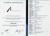 Certificate of Authenticity for Tom Anderson T Icon Shorty Pacific Peach Electric Guitar