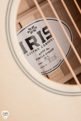 Iris MS00 Acoustic Guitar with European Spruce and Flamed Maple