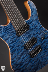 Suhr Modern 7 Quilt Roasted Trans Whale Blue Electric Guitar