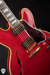 Gibson Custom Shop Limited Edition 1960 ES 355 Reissue with Figured Maple Light Aged Sixties Cherry Electric Guitar