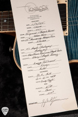 Spec Sheet for 2025 Knaggs Influence Chena 15th Anniversary Navajo Sun Package Electric Guitar in Turquoise Burst