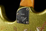 2023 - Fender Custom Shop Eddie's Guitars Exclusive Dealer Select Roasted 1963 Stratocaster Heavy Relic - Chartreuse Sparkle