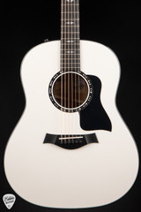Taylor Custom C17e Grand Pacific Torrefied Sitka/Mahogany Pearl White Acoustic Guitar