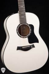Taylor Custom C17e Grand Pacific Torrefied Sitka/Mahogany Pearl White Acoustic Guitar