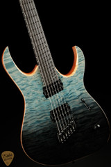 2023 - Mayones Duvell Elite VF 6 - Transparent Black to Aquamarine Horizon Gloss