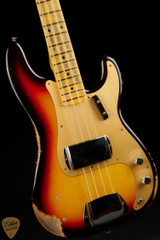 2023 - Fender Custom Shop 1958 Precision Bass Heavy Relic - 3-Color Sunburst