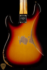 2023 - Fender Custom Shop 1958 Precision Bass Heavy Relic - 3-Color Sunburst