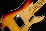 2023 - Fender Custom Shop 1958 Precision Bass Heavy Relic - 3-Color Sunburst